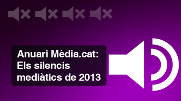 Portada del Anuario de los silencios mediáticos del año 2013